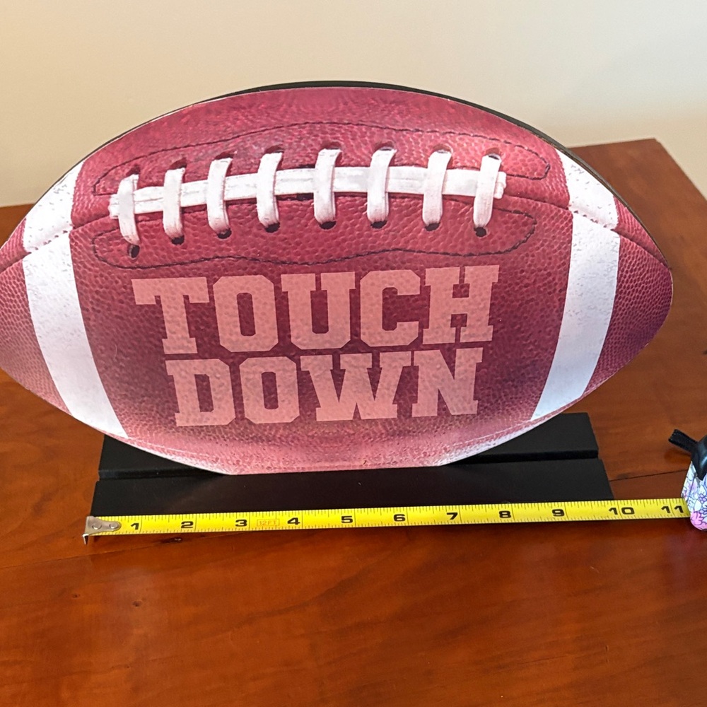 Football “Touch Down” Sign Decor | Sports Fan Home Decor - Picture 4 of 5